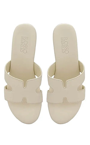 White Curve Wedges