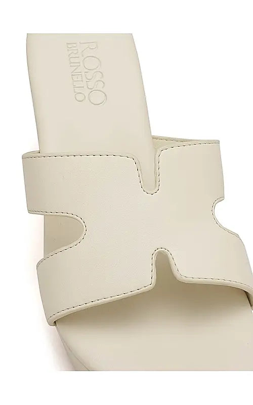 White Curve Wedges
