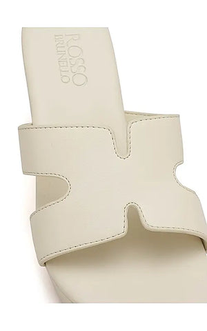 White Curve Wedges