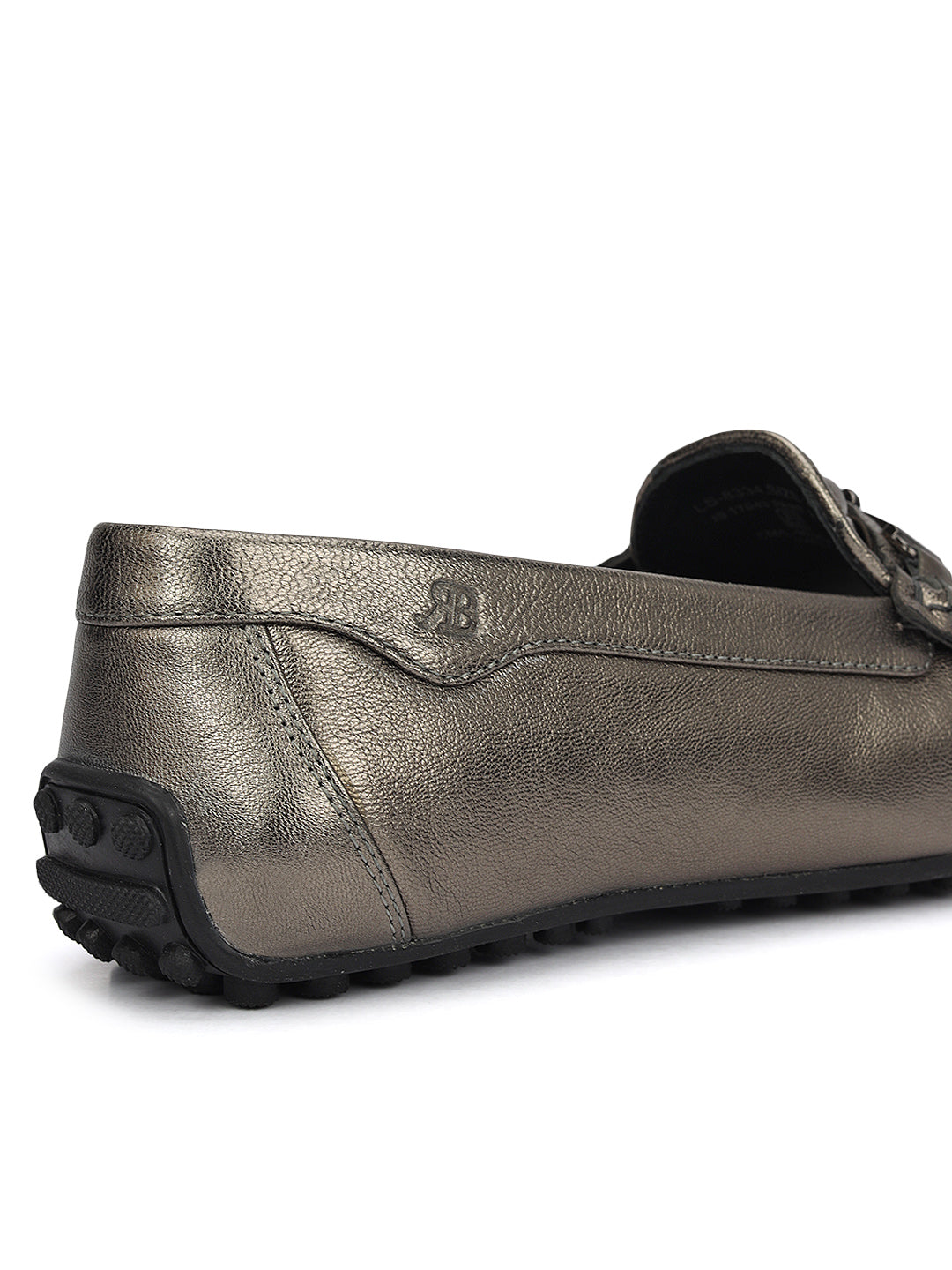 Grey Mat Textured Women Moccasins