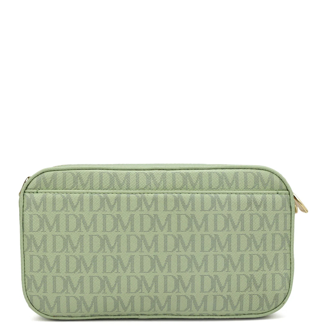 Small Monogram Leather Sling - Green