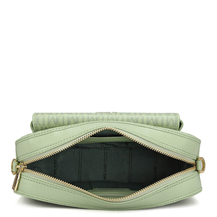 Small Monogram Leather Sling - Green