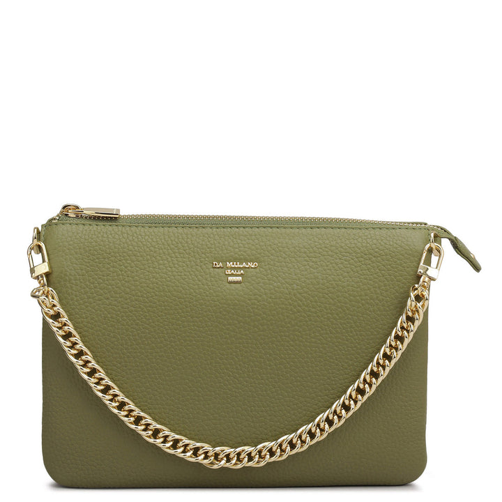 Small Wax Leather Sling - Fern
