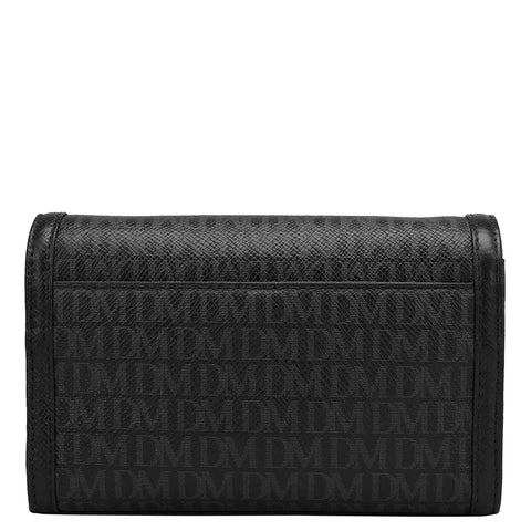 Small Monogram Leather Sling - Black