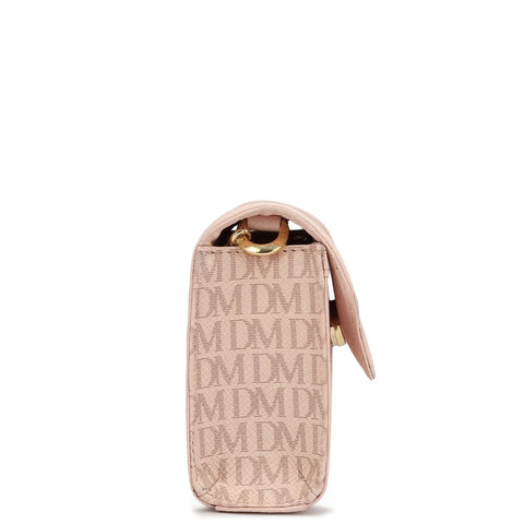 Small Monogram Leather Sling - Blush