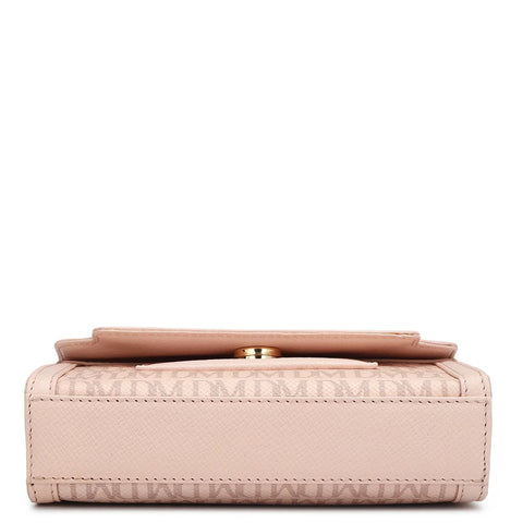 Small Monogram Leather Sling - Blush