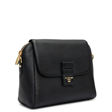 Small Wax Leather Sling - Black