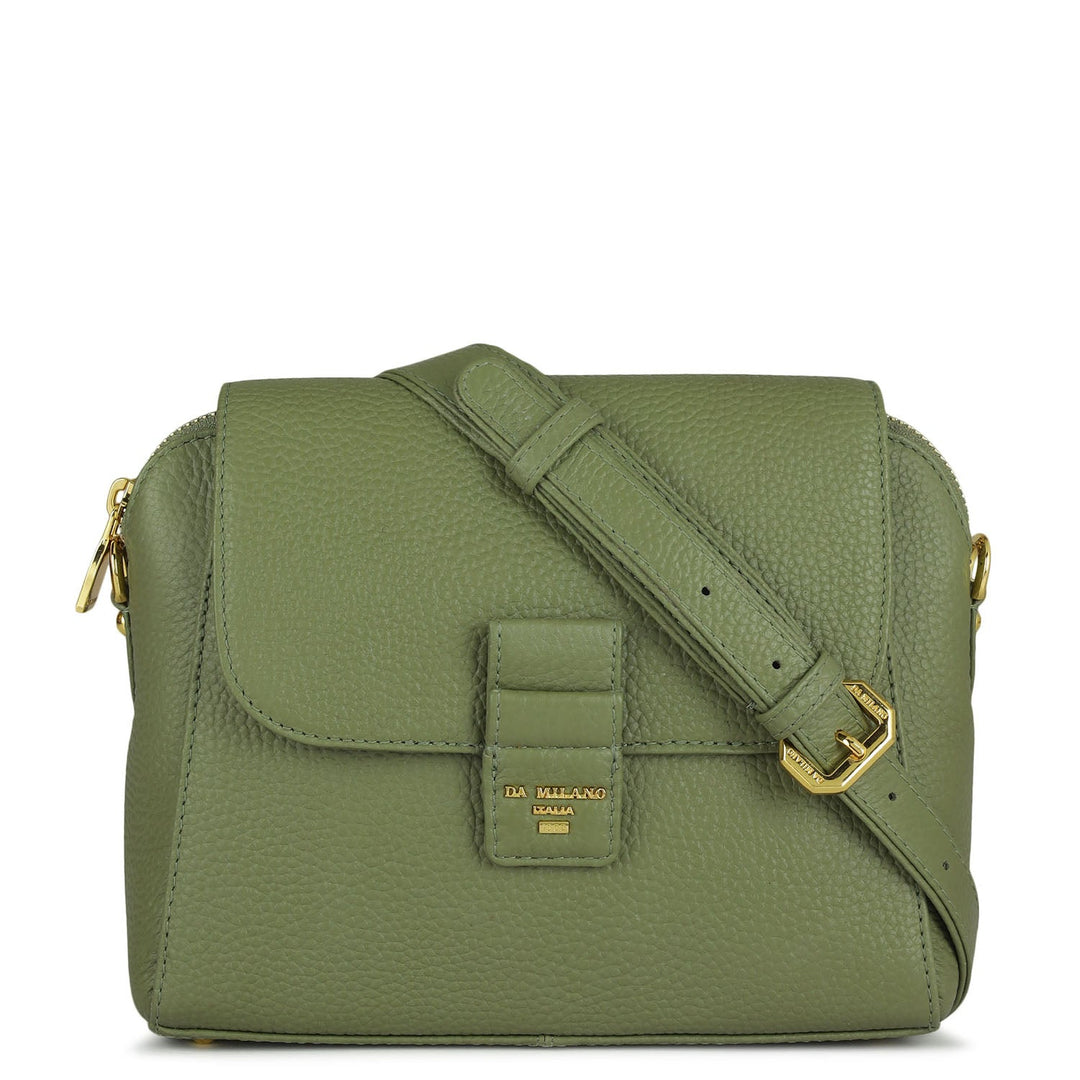 Small Wax Leather Sling - Fern