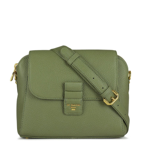 Small Wax Leather Sling - Fern