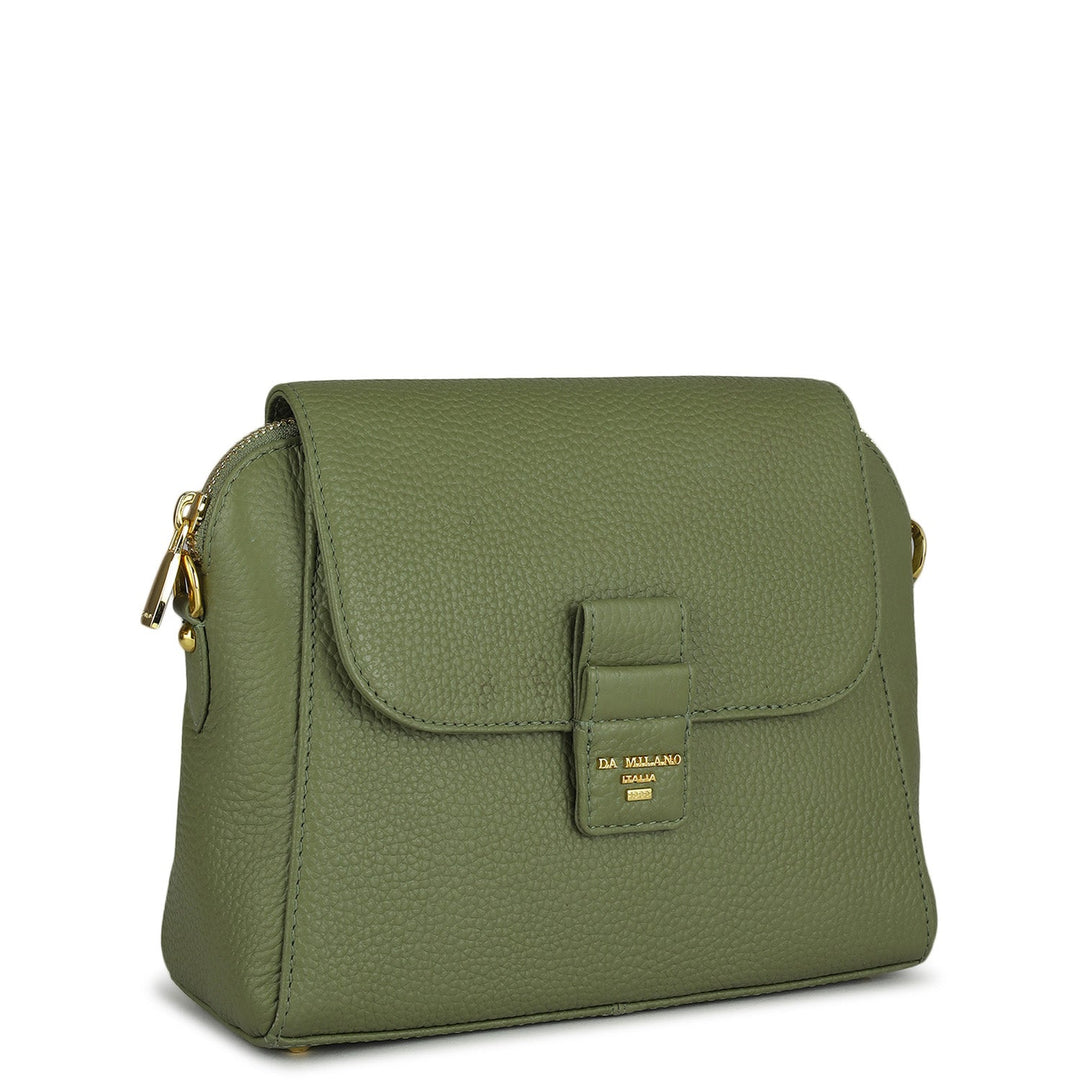 Small Wax Leather Sling - Fern