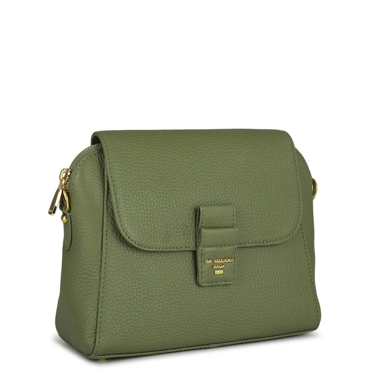 Small Wax Leather Sling - Fern