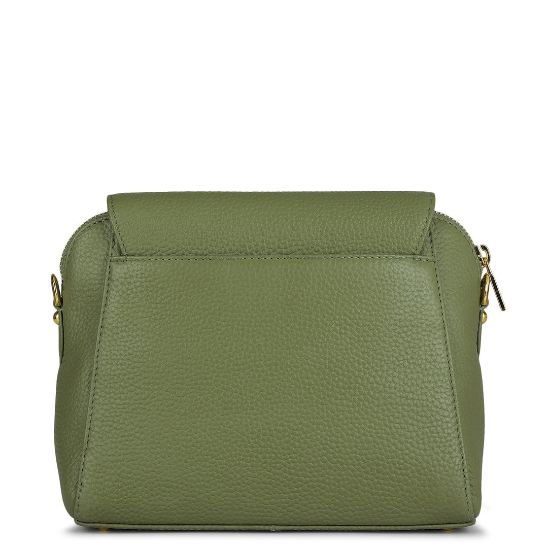 Small Wax Leather Sling - Fern