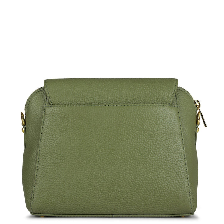 Small Wax Leather Sling - Fern