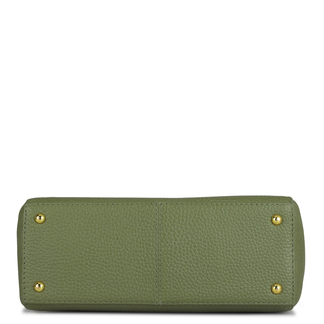 Small Wax Leather Sling - Fern