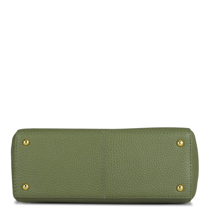 Small Wax Leather Sling - Fern