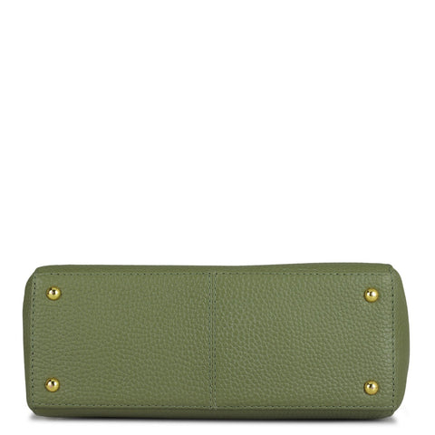 Small Wax Leather Sling - Fern