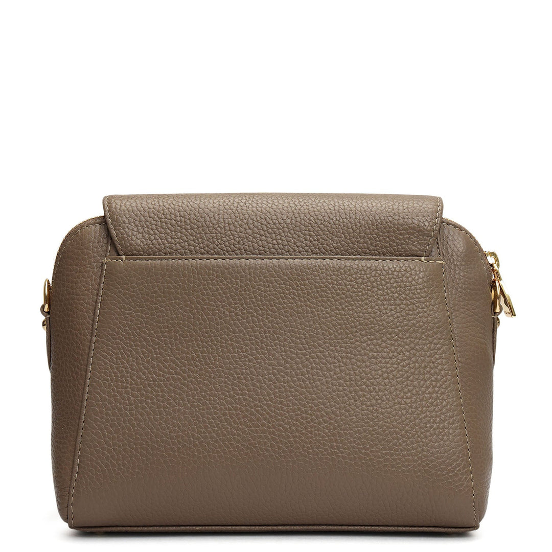 Small Wax Leather Sling - Smoke Grey