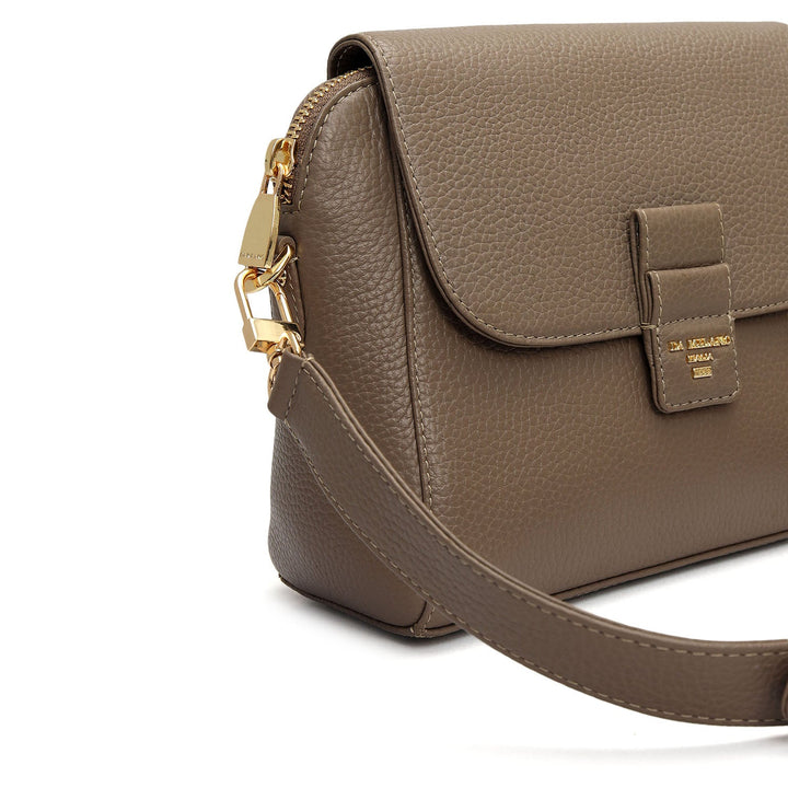 Small Wax Leather Sling - Smoke Grey