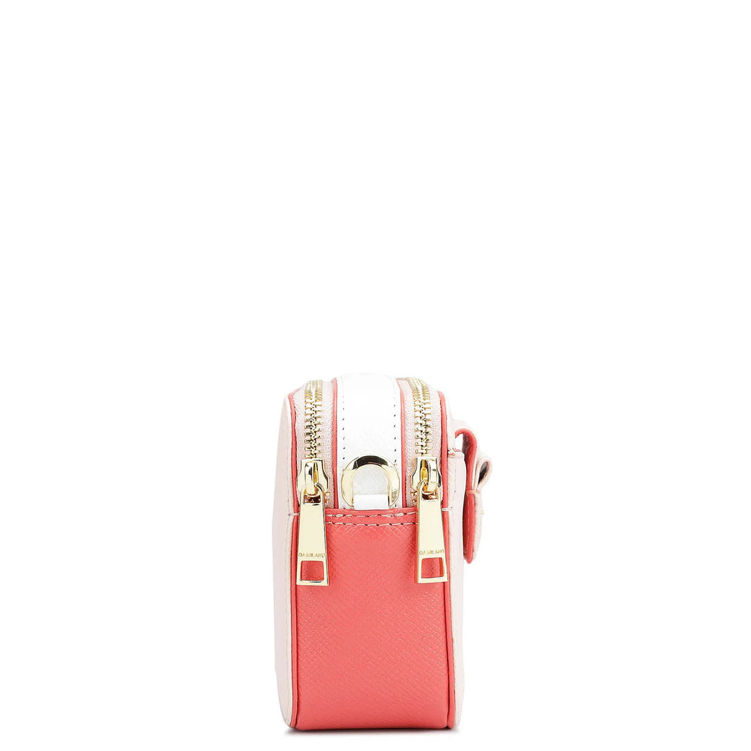 Small Franzy Leather Sling Bag - Blush