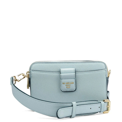 Small Franzy Leather Sling Bag - Cloud Blue