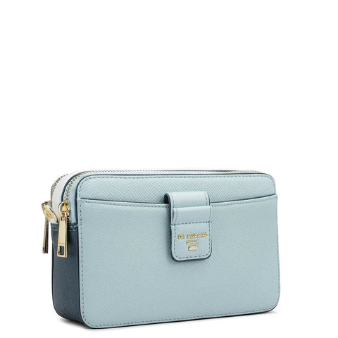 Small Franzy Leather Sling Bag - Cloud Blue