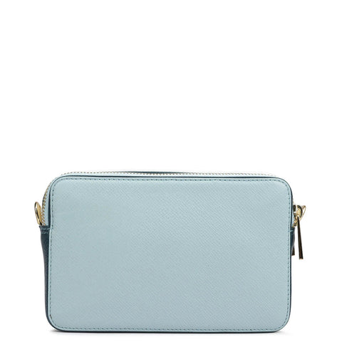 Small Franzy Leather Sling Bag - Cloud Blue