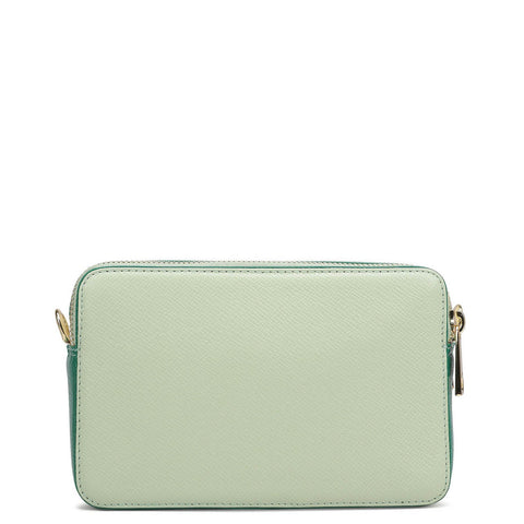 Small Franzy Leather Sling Bag - Mint