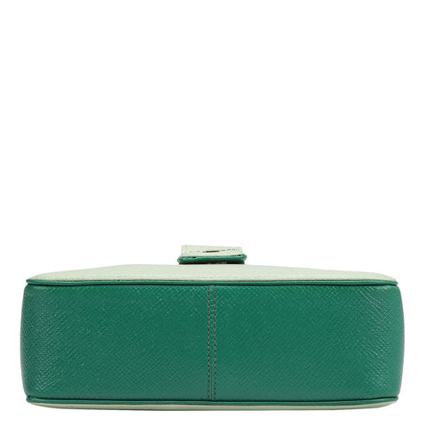 Small Franzy Leather Sling Bag - Mint