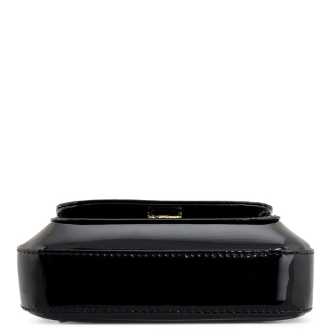 Small Patent Leather Sling - Black