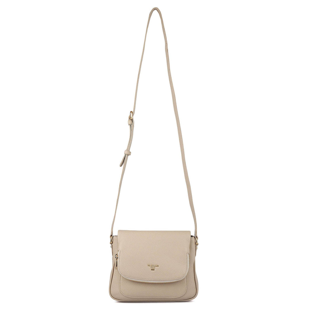 Small Wax Leather Sling - Dove