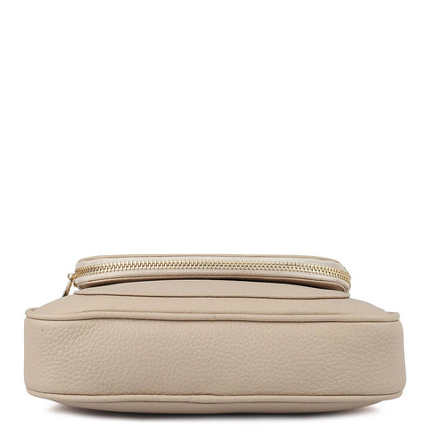 Small Wax Leather Sling - Dove