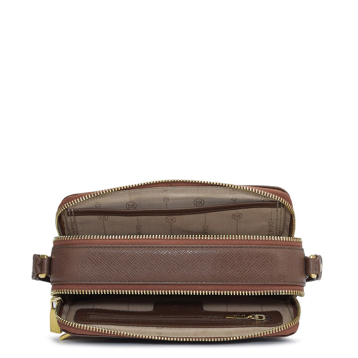 Small Croco Franzy Leather Sling - Date