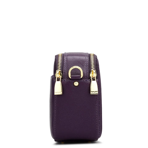 Mini Mosaic Franzy Leather Sling - Grapevine & Frost
