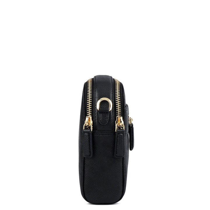 Small Franzy Leather Sling - Black