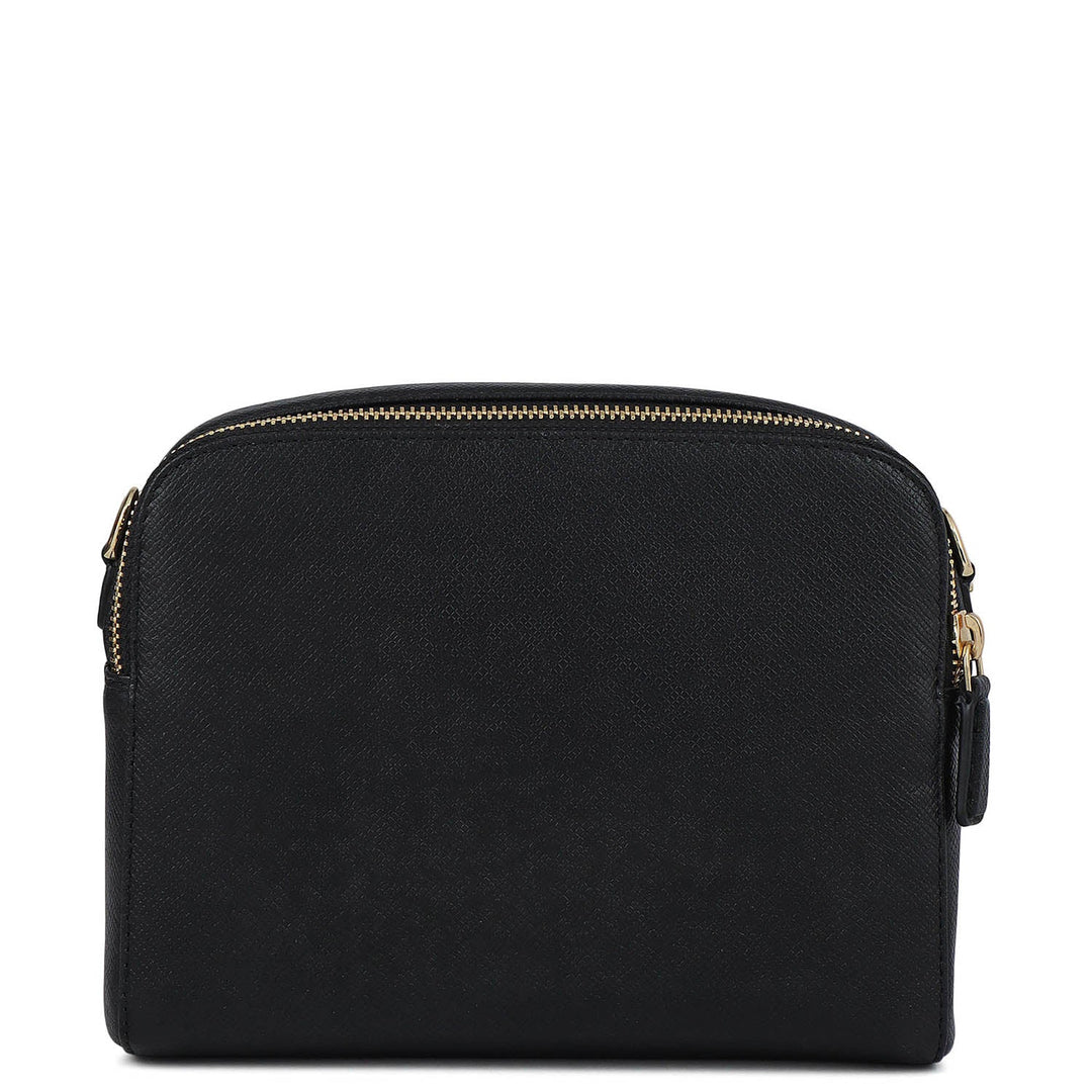 Small Franzy Leather Sling - Black