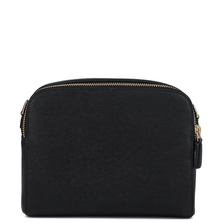 Small Franzy Leather Sling - Black