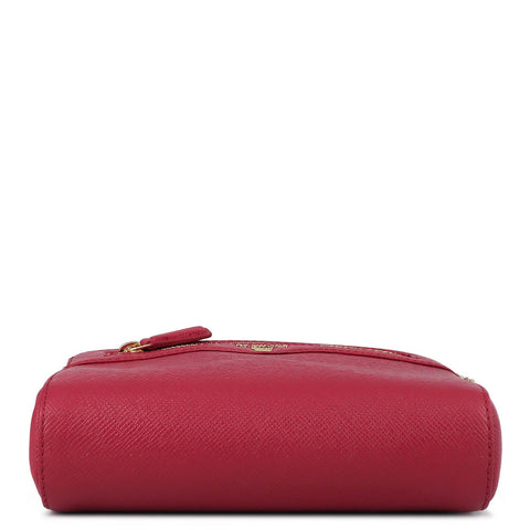 Small Franzy Leather Sling - Plumberry