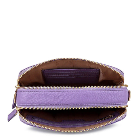 Small Franzy Leather Sling - Purple Haze