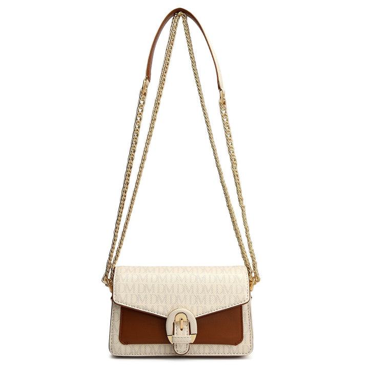 Small Monogram Leather Sling - Marshmallow