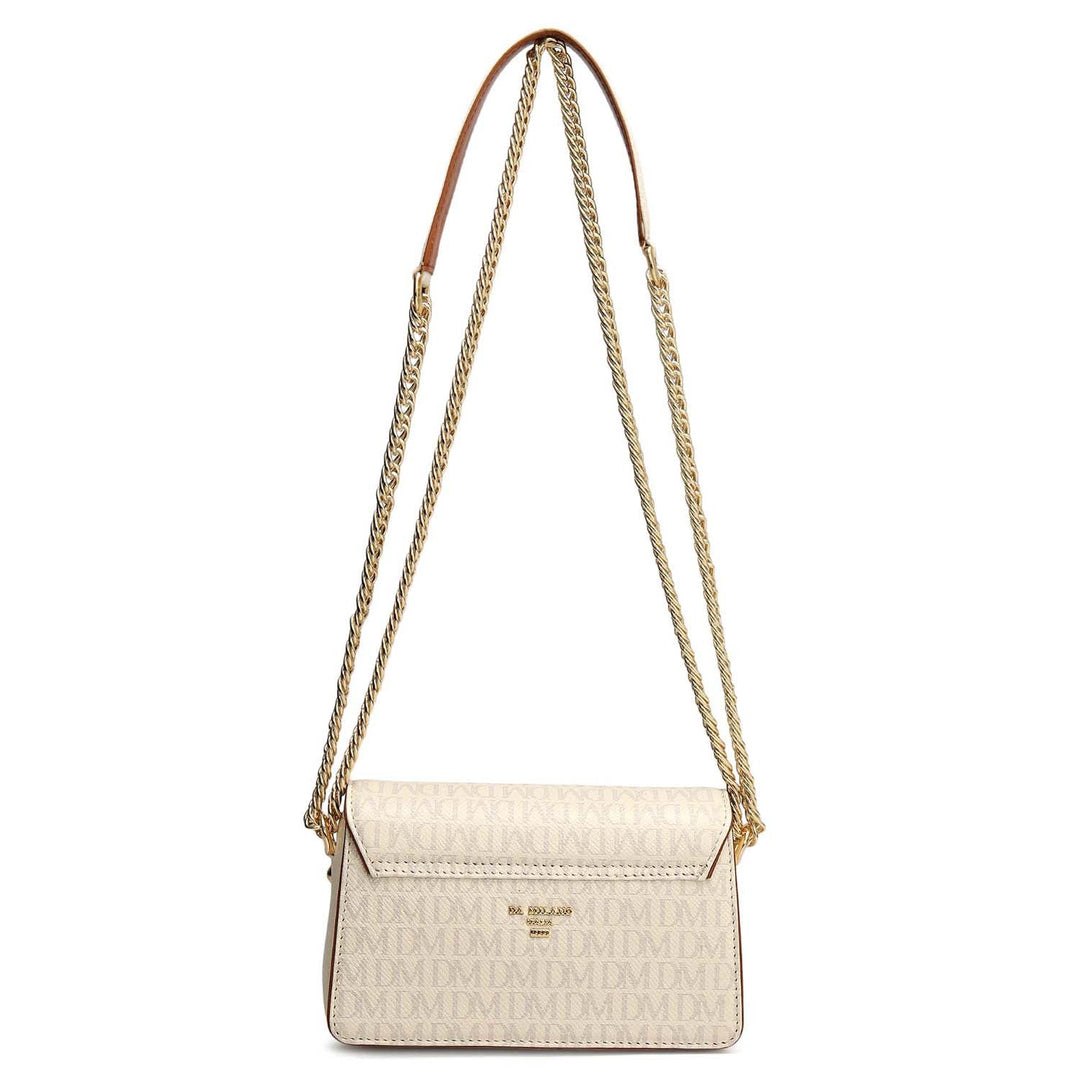 Small Monogram Leather Sling - Marshmallow