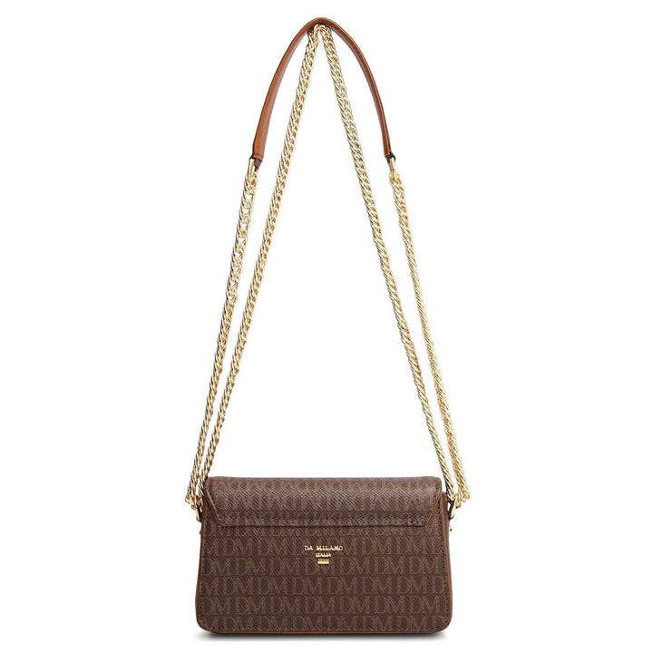 Small Monogram Leather Sling - Walnut