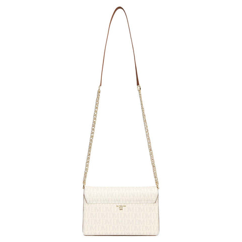 Small Monogram Plain Leather Sling - Marshmallow