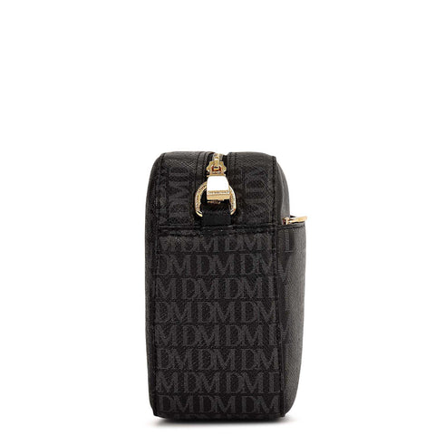 Small Monogram Franzy Leather Sling - Black