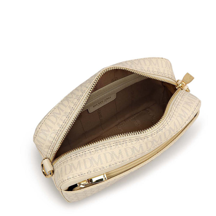 Small Monogram Franzy Leather Sling - Marshmallow