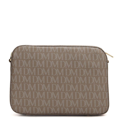 Small Monogram Franzy Leather Sling - Smoke Grey