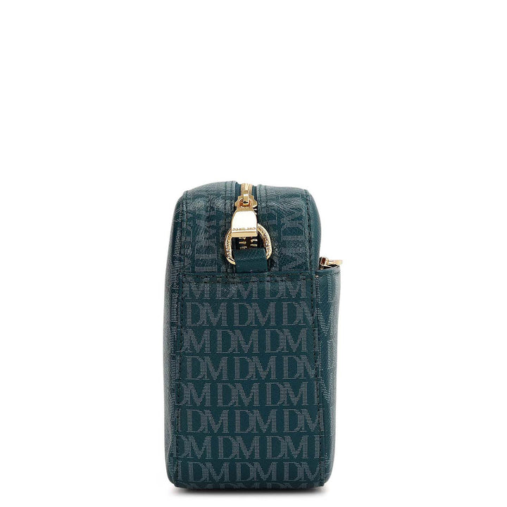 Small Monogram Franzy Leather Sling - Teal