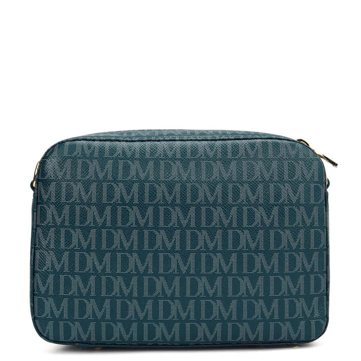 Small Monogram Franzy Leather Sling - Teal