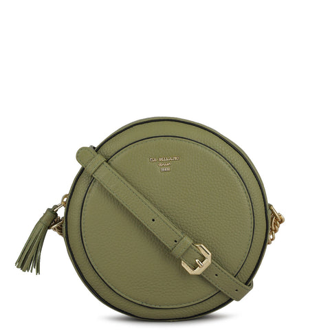 Small Wax Leather Sling - Fern