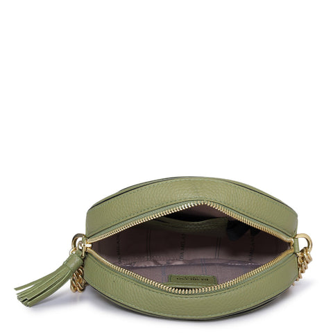 Small Wax Leather Sling - Fern