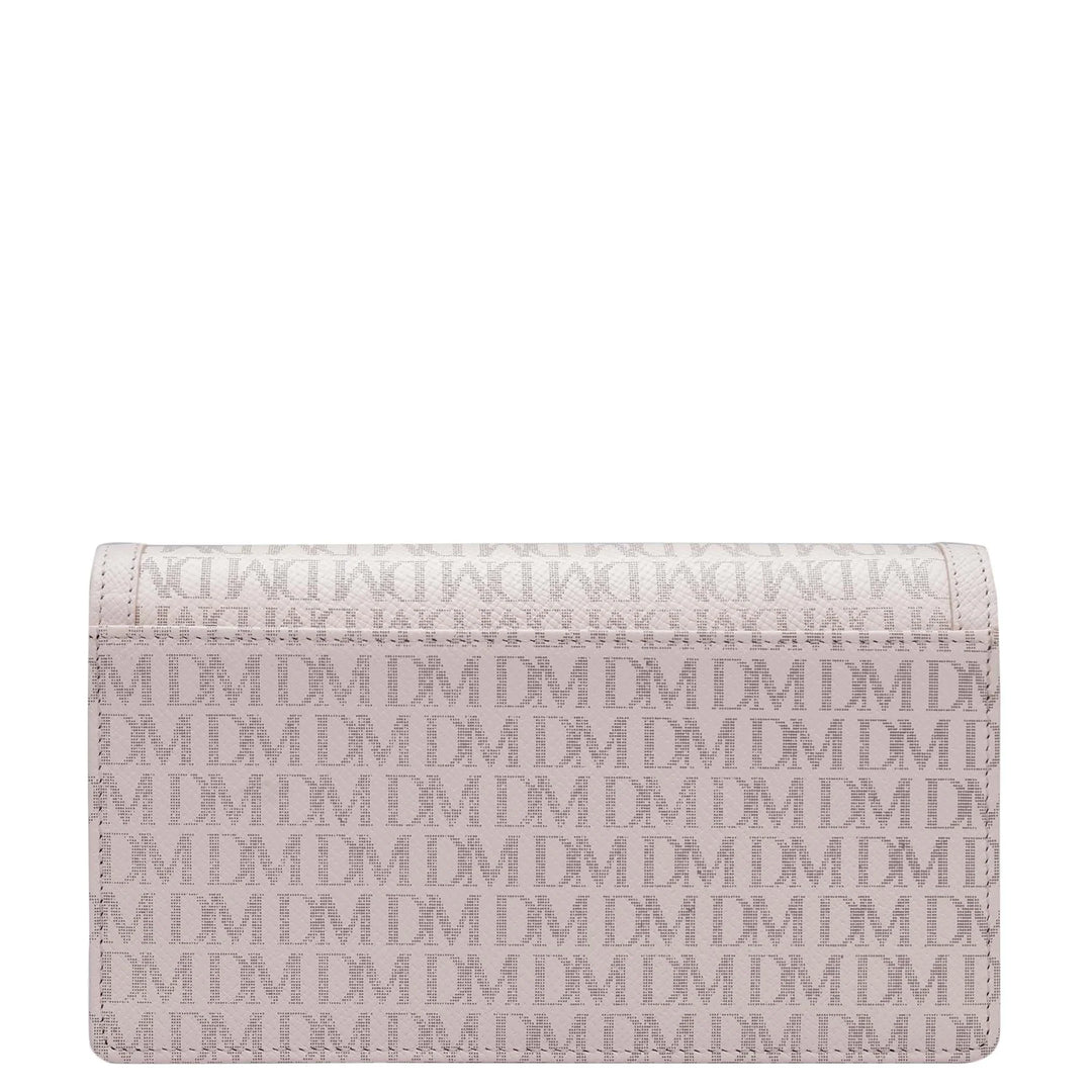 Monogram Leather Ladies Wallet - Blush